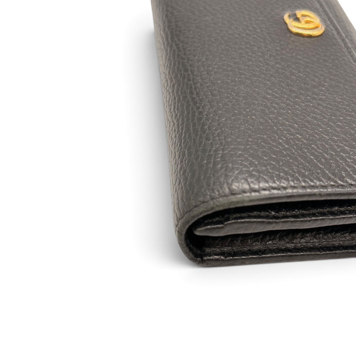 Gucci Portafoglio GG Marmont Nero in Pelle