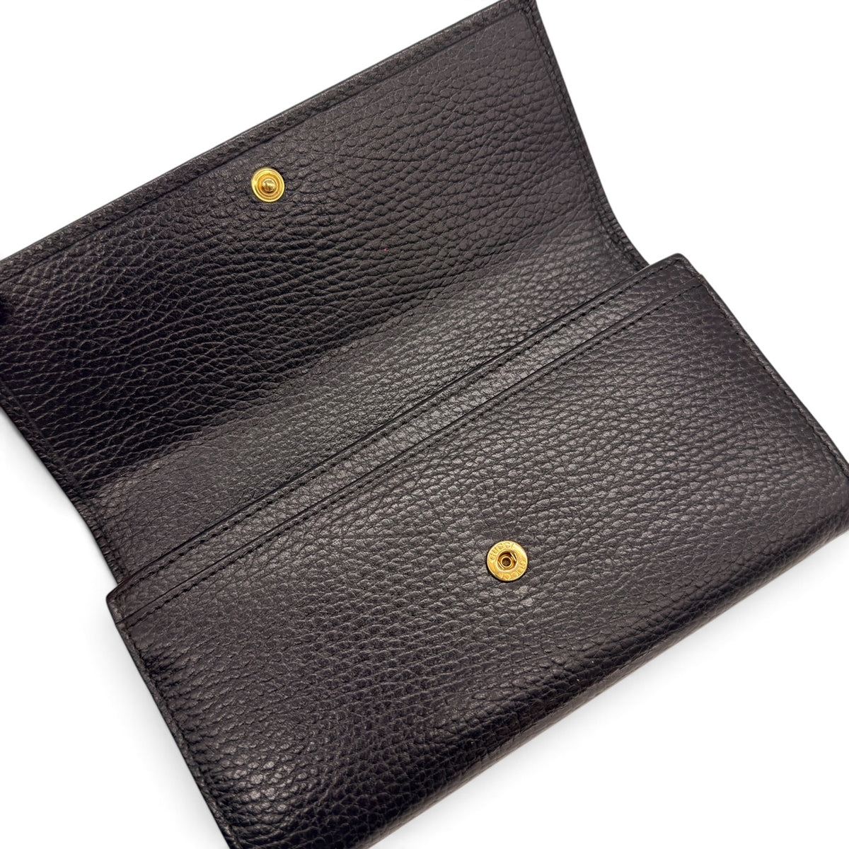 Gucci Portafoglio GG Marmont Nero in Pelle