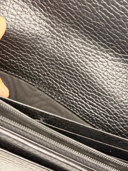 Gucci Portafoglio GG Marmont Nero in Pelle