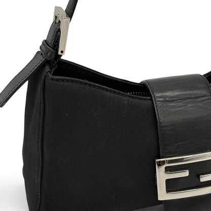 Fendi Baguette Borsa a Spalla Nera Vintage