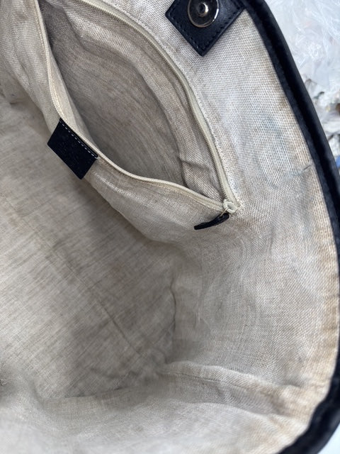 Gucci Tote Bag Micro Guccissima Pelle Nero