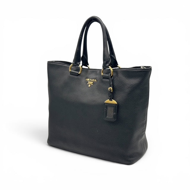Prada Grand Shopping Tote Nero Pelle