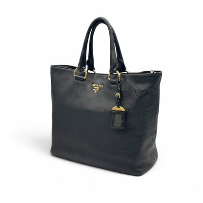Prada Grand Shopping Tote Nero Pelle