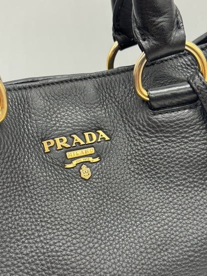 Prada Grand Shopping Tote Nero Pelle