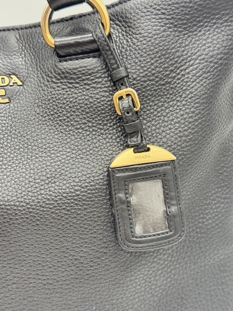 Prada Grand Shopping Tote Nero Pelle