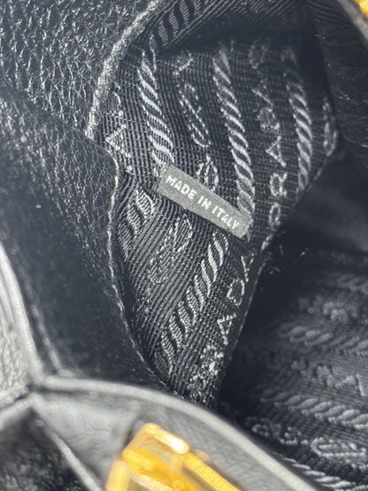 Prada Tote Bag pelle Daino nero