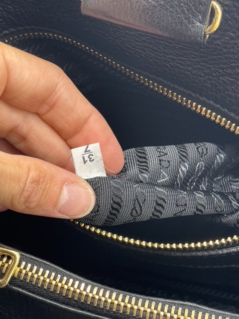 Prada Tote Bag pelle Daino nero