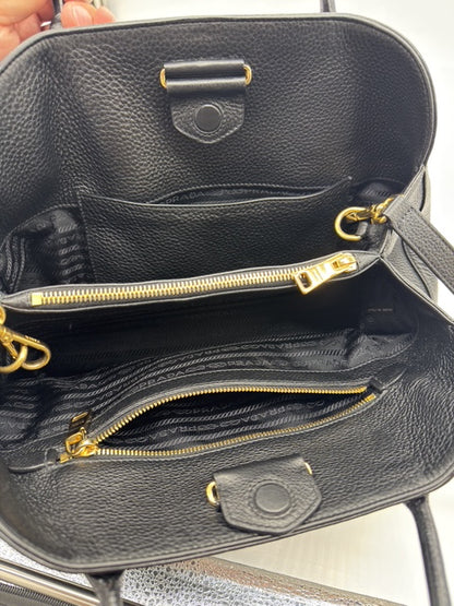Prada Tote Bag pelle Daino nero