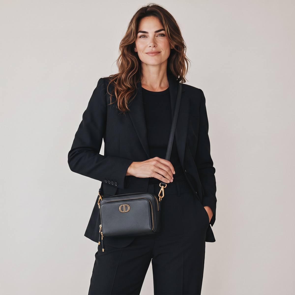 Dior Caro Nera in Pelle