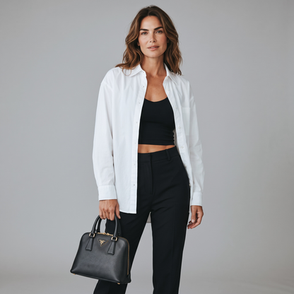 Prada Promenade Saffiano Lux Nera