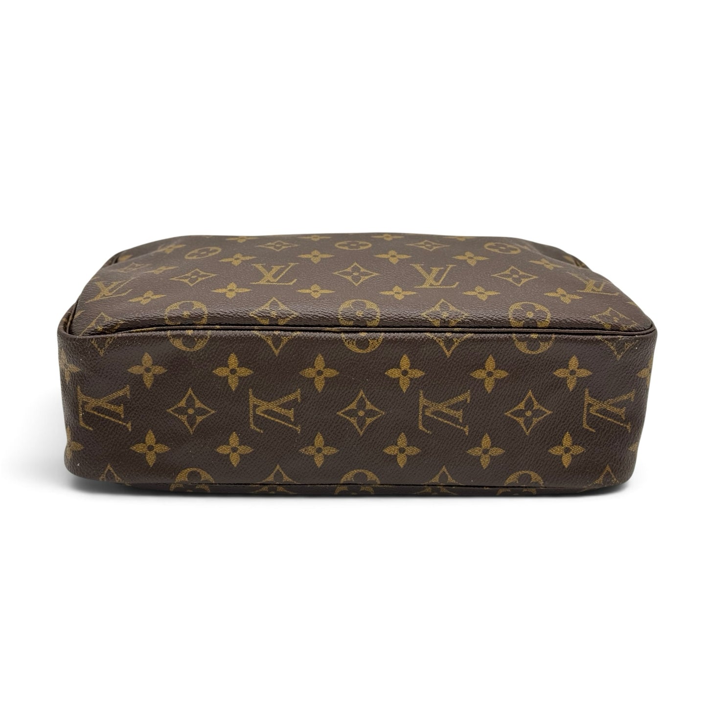 Pochette Louis Vuitton Pochette Accessori Vintage Borse Vintage in tela Monogram marrone con motivo iconico