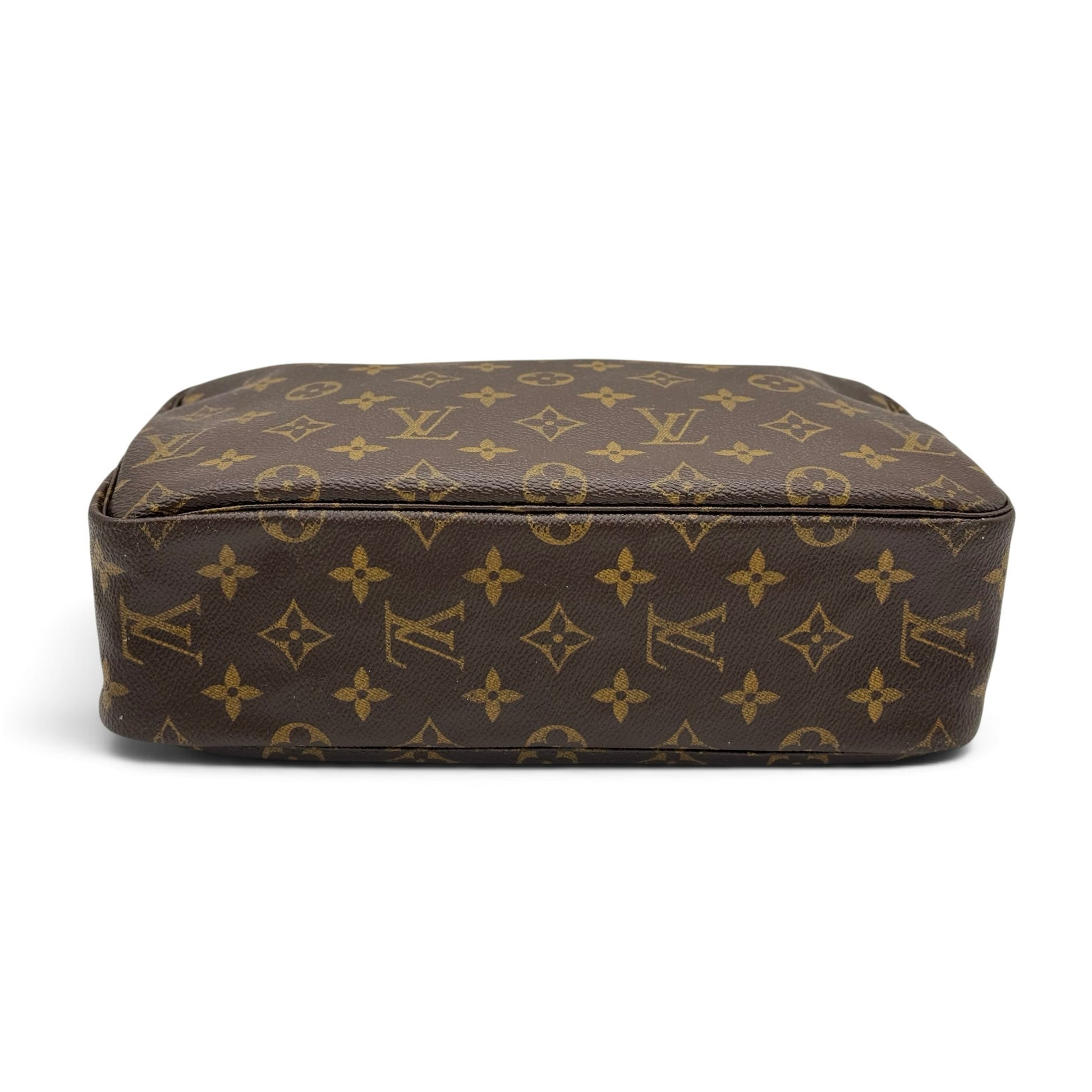 Pochette Louis Vuitton Pochette Accessori Vintage Borse Vintage in tela Monogram marrone con motivo iconico