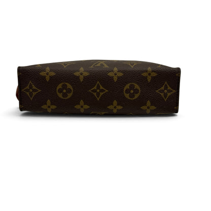 Pochette Borse Vintage Louis Vuitton in tela Monogram marrone con motivo iconico e base strutturata