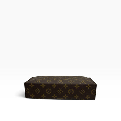 Pochette Borse Vintage Louis Vuitton in tela Monogram marrone con motivo iconico e design compatto